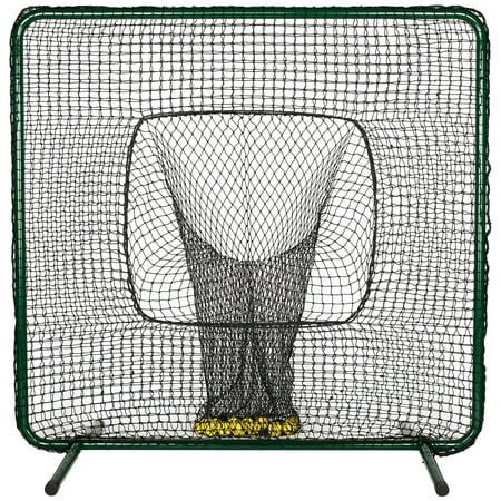 Atec Pitching Screen - ATEC Protective Batting Practice Screen with Ball Sock