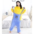 thumbnail image 1 of Pijamas gruesos con capucha para mujer, ropa de una pieza cálida de invierno, poliéster, cómoda, para Halloween, Navidad, Cosplay, Mono, 1 of 3