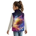thumbnail image 2 of Garronmavis Galaxy Zippered Vest Stand Collar Basketball Boys Vest Size 5-6 Comfortable Winter Lightweight Sleeveless Fleece Jacket with Pocket Stylish Fall Outfits Fashion Clothing, 2 of 7