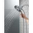 thumbnail image 4 of Delta 58480-25-Pk In2ition 2.5 GPM Multi Function Shower Head - Stainless Steel, 4 of 6