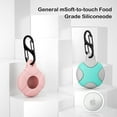 thumbnail image 5 of 4 Pack Silicone Case for AirTag with Keychain Ring, Meokkaebi Waterproof Anti-Scratch Protective Tracker Cover Compatible with AirTags 2021 for Pets, Keys, Luggage, Backpacks(Multiple Colours), 5 of 6