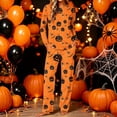 thumbnail image 3 of DISKEBUISS Pajama Sets for Women Halloween Print Long Sleeve Tops & Pants 2 Piece Casual Home Comfort, 3 of 5