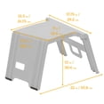 thumbnail image 2 of ECR4Kids Linking Stackable Classroom Stools, Portable Table, Flexible Seating, Light Grey, 4-Piece, 2 of 9