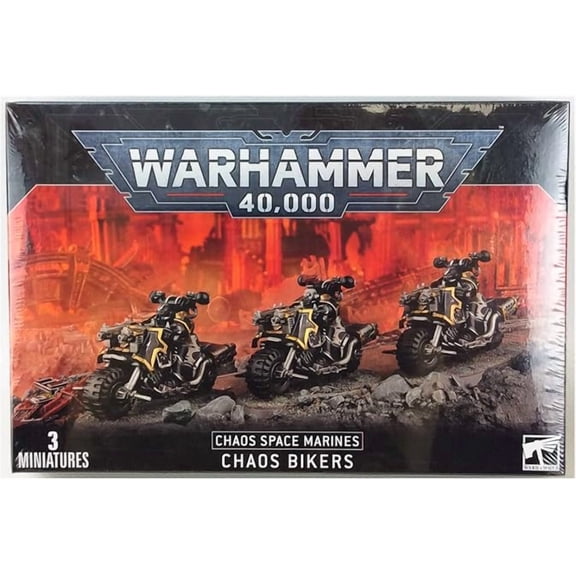 Games Workshop - Warhammer 40K - Chaos Space Marines - Chaos Bikers
