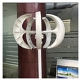 thumbnail image 3 of 400W Vertical Axis Wind Generator 12V 24V Red And White Ball Type Wind Turbine For Land Marine Use ,Widely Use, 3 of 4