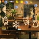 thumbnail image 5 of Luces de decoración de ventana de Navidad, ventanillas colgantes, luces de cadena, decoración navideña Afortunado Sencillez, 5 of 5