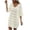 Beige, variant on YuXingFu Petite Dresses for Women Mid-Length V-Neck Plus Size Womens Dress Short Sleeve Solid Color Casual Summer Beige S