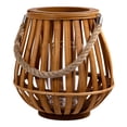 thumbnail image 1 of Truu Design Rustic Style Wooden Lantern Candle Holder, 1 of 4
