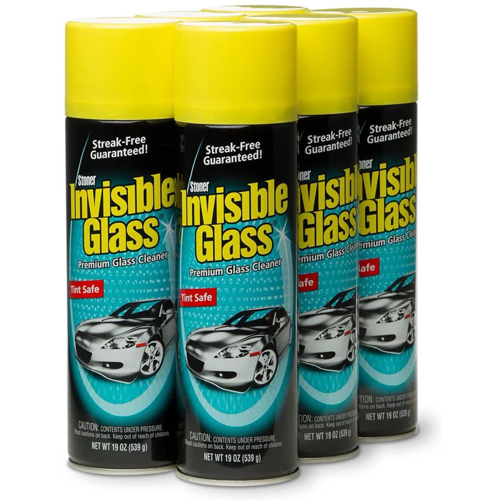 Invisible Glass 911666PK Premium Glass Cleaner, 114 fl. oz, 6 Pack