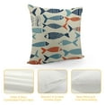 thumbnail image 4 of COMIO Fish Throw Pillow Covers Decorative Pillowcases Colorful Fish Pillow Case Nautical Theme Square Cushion Covers for Sofa Bedroom Couch Home Outdoors, 4 of 5