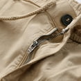 thumbnail image 6 of Men's Casual Shorts Mens Fitness Shorts Big Mens Cargo on Men Tan Gasp Men Lined Fuzzy Tennis with Pockets plus Size for Summer for Casual Khaki 2XL, 6 of 8