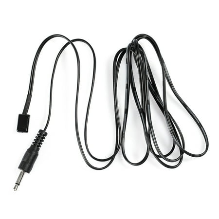 -F05 1.5m/5ft IR Emitter Extension Cable Durable Emission Lines Remote Control Extender Wire Cord with 3.5mm