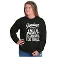 thumbnail image 4 of Fall Sundays Cute Christian Autumn Women Plus Size Sweatshirt Brisco Brands 2X, 4 of 6