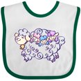thumbnail image 3 of Inktastic Fluffy Sheep Family Boys or Girls Baby Bib, 3 of 4
