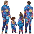 thumbnail image 2 of SILVERCELL Matching Family Pajamas One-Piece Hooded Halloween Pumpkin Pajamas Set Holiday Pjs Sleepwear, 2 of 6