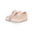 thumbnail image 5 of Women Faux Suede Perforated Slip-On Lug Sole Flatform 19072, 5 of 6