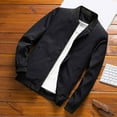 thumbnail image 2 of Vedolay Winter Jackets for Men Long Sleeve Button Down Blazer Jacket Wear Coat Black,3XL, 2 of 5