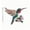 A, variant on Glittering Hummingbird Christmas Decorations,2D Acrylic Humming Bird Hanging Ornaments for Christmas Tree,Acrylic Art Sun Catcher Or Window Door Decor,Colorful Bird Ornaments for Xmas Tree,Home Decor