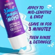 Aussie Miracle Moist Shampoo, Conditioner, Deep Conditioner Set, Paraben Free, for Dry Hair Types