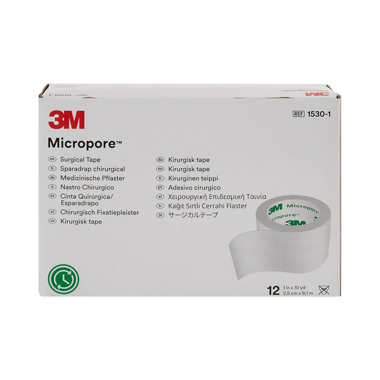 3M Micropore Surgical Tape 1/2, 1, 2, 3 Inch