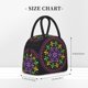 thumbnail image 2 of Balery Mardi Gras5 Bolsa de Almuerzo para Mujeres, Caja de Almuerzo, Bolsa de Almuerzo Pequeña Impermeable, Tote de Almuerzo Reutilizable con Gran Capacidad, 2 of 6
