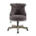 thumbnail image 3 of Atlin Designs Fabric Gray Office Chair Armless Adjustable 35.75"H Unassembled, 3 of 9