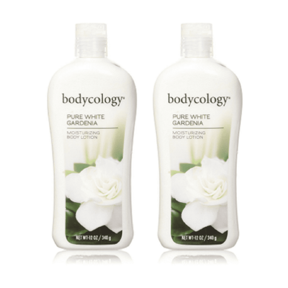 Bodycology Pure White Gardenia Moisturizing Body Lotion 12 Oz Pack of 2