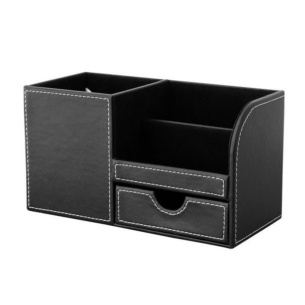 1 organizador multifuncional para escritorio de oficina (negro)