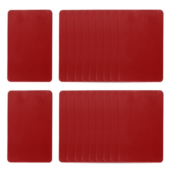 Uxcell 20 Pcs Double Sided Adhesive Pads, 1.57"x 2.36" Dash Cam Sticky Pads Self-Adhesive Square Mounting Foam Tape Waterproof & Heat Resistant for Car Walls Picture Home Decor, Red