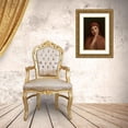 thumbnail image 3 of Maurycy Trębacz 19x24 Gold Ornate Framed and Double Matted Museum Art Print Titled - Peasant Girl (1893), 3 of 4