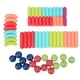 thumbnail image 4 of Palos de construcción magnéticos de juguete, formas de diferentes colores, juguete educativo magnético de montaje libre, 64 Uds., 4 of 5