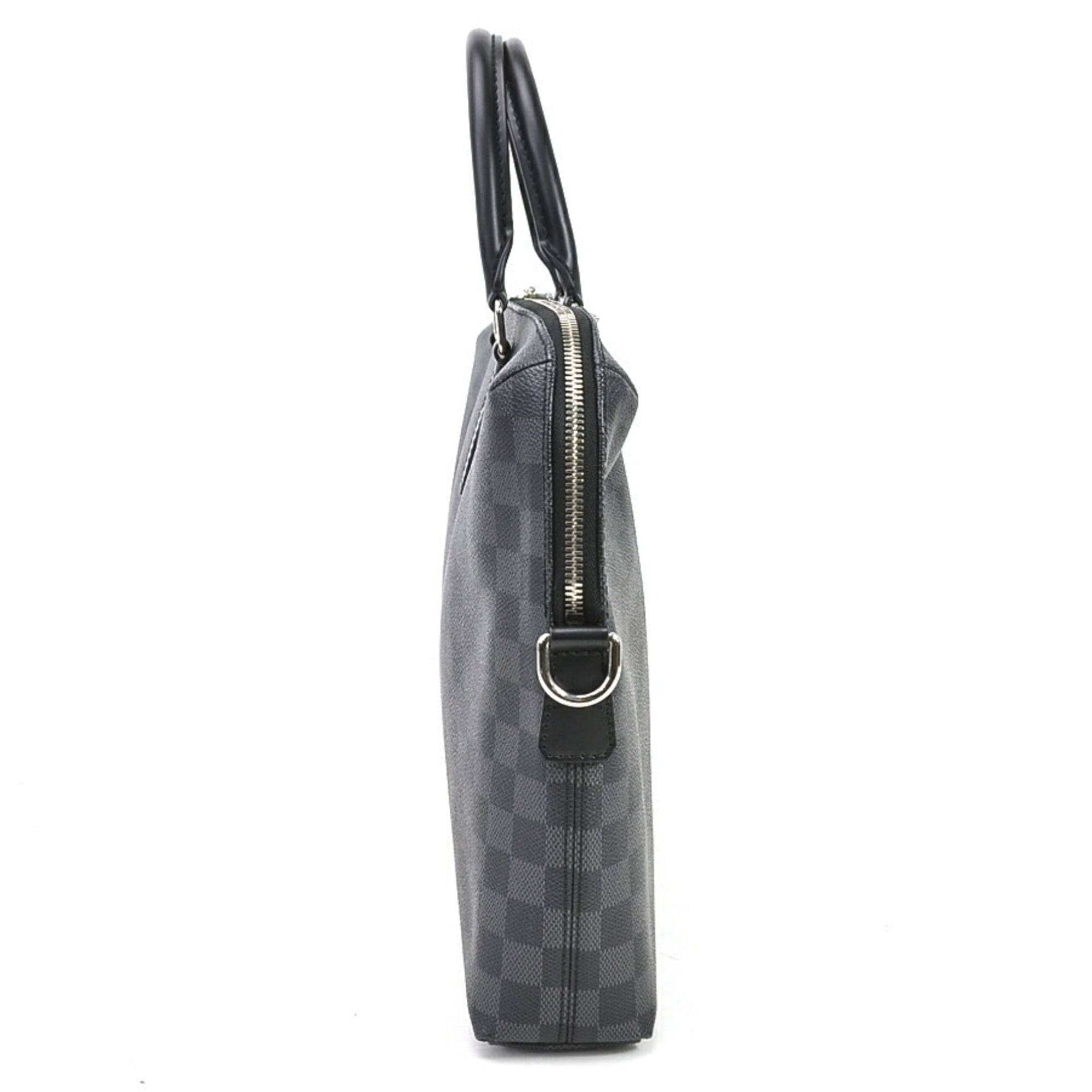 Louis Vuitton Porte-Documents Jour Damier Graphite in Coated Canvas/Leather  with Silver-tone - US