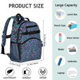 thumbnail image 6 of Dog Bones Backpack for School,Cute School Bag,Schoolbag with Adjustable Shoulder Straps & Padded Back,15.25"x11.5"x5.25", 6 of 6