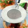 thumbnail image 5 of Oster Baldwyn 12 Inch Round Stainless Steel Splatter Guard with Foldable Handle, 5 of 5