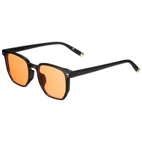 Sunglasses for Women Men, PC Square Sunglasses, Tan