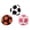 3PCS(Orange,White,Pink), variant on Handmade Crochet Footbag, Colorful Patchwork Knitted Dirt Bag, Soft Juggling Kickball for Adults & Beginners, Beach Outdoor Party Game, 3 Pack, 3PCS(Red,Yellow,Green)