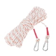 thumbnail image 1 of Ofertas Únicas 1 Pc Cuerda Trenzada para Ropa Exterior Doble Gancho Cuerda de Nylon Trenzada 20m Rojo Blanco, 1 of 5