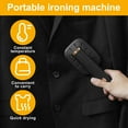 thumbnail image 2 of MesaSe Portable Ironing Machine Handheld Steam Iron Fast Heating Clothes Steamer Iron Mini Iron Steamer Wrinkle Remover for Clothes Home Travels  Black, 2 of 7