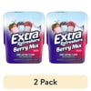 (2 pack) Extra Refreshers Berry Mix Sugar Free Chewing Gum - 40 Piece Bottle