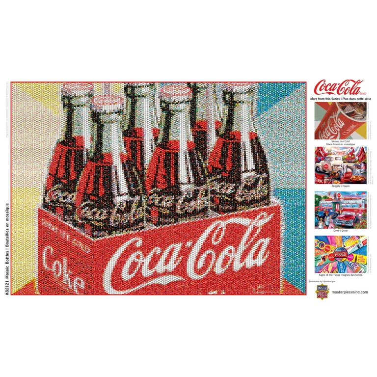 MasterPieces 1000 Piece Puzzle - Coke Photomosaic Bottles - 19.25