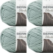 Spinrite Bernat Blanket Big Ball Yarn - Smoky Green, 1 Pack of 4 Piece