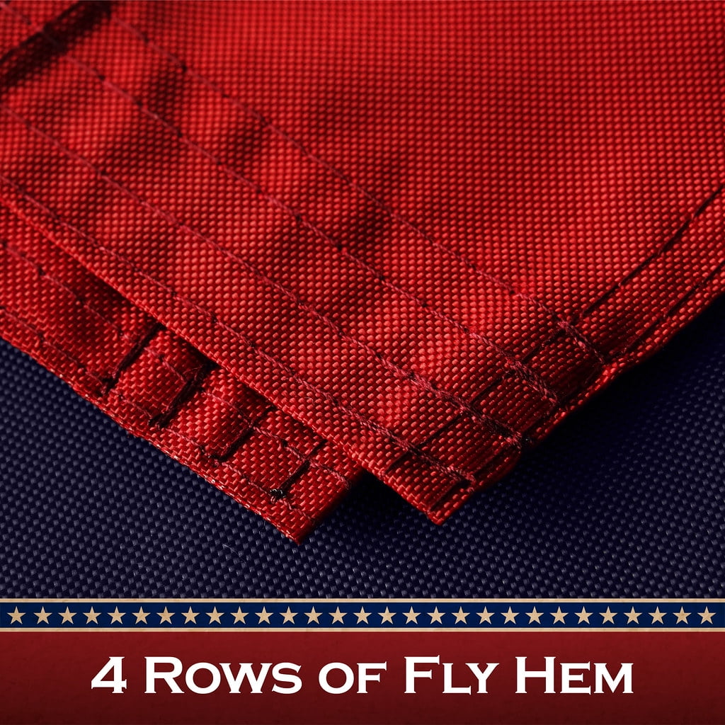 G128 Betsy Ross Tea-Stained Flag | 2x3 Ft | Pole Sleeve Embroidered 420D Polyester - Embroidered Stars, Sewn Stripes, Brass Grommets, Indoor/Outdoor, Vibrant Colors, Quality Polyester