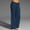Dark Blue, variant on Womens Wide Leg Palazzo Pants High Waisted Pant Smocked Pleated Loose Fit Casual Trousers Women's Pants Ladies Sweatpants Crease Pants plus Size Casual Jumpsuit Women plus Womens Soft Pants Workout