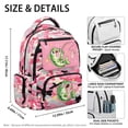 thumbnail image 5 of HELLHERO Cute Fishing Fish School Bookbags with Lightweight Multi Pocket, 17 Inch Kids Backpacks for Travel and Back to School Elementary, 5 of 8