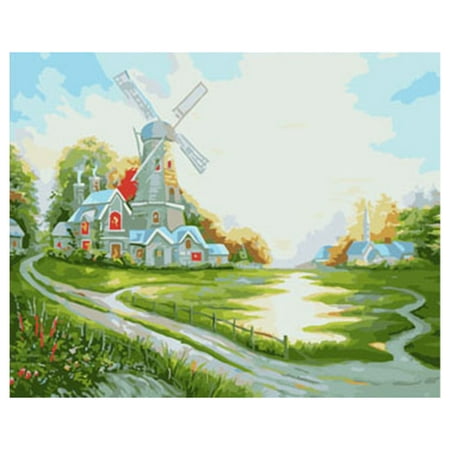 16 X 20 Inch Diy Oil Painting On Canvas Paint By Number Kit Beautiful House Pattern For S Kids Beginner Craft Home Wall Decor Gift Frameless Canada - Greens Mill Gifts And Home Decor 16 X 20 Inch Diy Oil Painting On Canvas Paint By Number Kit Beautiful House Pattern For S Kids Beginner Craft Home Wall Decor Gift Frameless Canada - Greens Mill Gifts And Home Decor