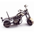 thumbnail image 3 of Shisuyan Motorcycle Model Iron Bronze Tone Metal Small Motorbike Model for Home Decor (Grey), 3 of 8