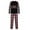 Black-Dad, variant on Odeerbi Christmas Pajamas for Family Plaid Holiday Long Sleeve Family Christmas Pajamas Matching Sets Infant Fashion Plaid Print Tops Pants Sleepwear Xmas Family Matching PJs Set Black