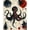 Charcoal Red Beige, Pattern 1, variant on ODIKA 8'x10' Washable Area Rug Rum Octopus Doormat Horror Distressed Nautical Vintage Map Border for King Size Bedroom Under Bed, Master Suite, Non-Shedding, Easy Care