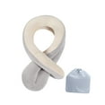 thumbnail image 4 of Almohada de viaje para el cuello, cojín de soporte cervical, soporte para la cabeza, duerme cómodamente en Beige grisáceo, 4 of 8