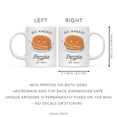 thumbnail image 5 of Koyal Wholesale Funny Food Pun 11oz. Ceramic Coffee Tea Mug, Pancake, 5 of 5